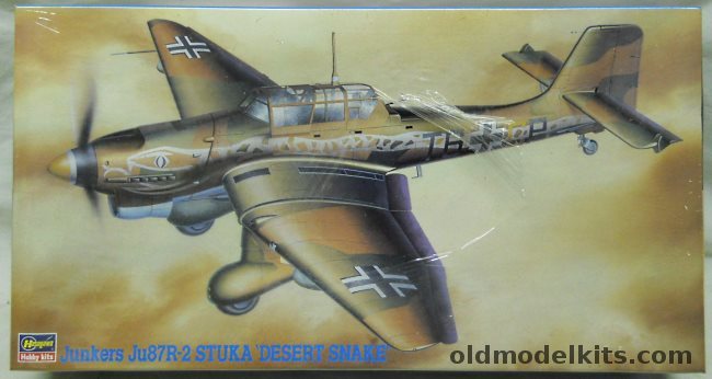 Hasegawa 1/48 Junkers Ju-87 R-2 Stuka Desert Snake, JT114 plastic model kit